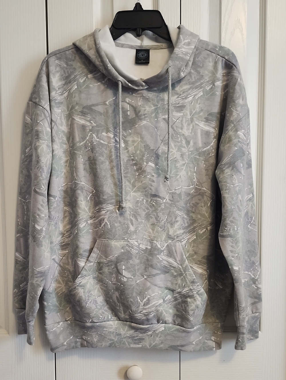 Gray Camo Hoodie Sweatshirt Pacsun